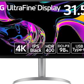LG Electronics Japan 4K対応 31.5型ワイド液晶ディスプレイ(IPS/TypeC(PD90W)/高さ調整/ピボット/3年保証) 32UQ850V-W