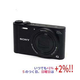 【中古】SONY Cyber-shot DSC-WX350 ブラック/1820万画素 本体のみ 液晶画面いたみ【いつでも+1％！5のつく日と日曜日は+2%！】 爆買