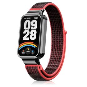 Xiaomi Smart Band 9 Active / Xiaomi Redmi Smart Band 3 ベルト ナイロンバンド ベルクロ バンド 軽量 柔らかい 通気性 耐汗性 スポー