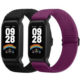 (Onetmpre) 弾性バンドはXiaomi Smart Band 9 active/Redmi Smart Band 3と互換性があり、柔らかく快適で、スポーティな雰囲気に満ちてお