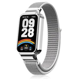 Xiaomi Smart Band 9 Active / Xiaomi Redmi Smart Band 3 ベルト ナイロンバンド ベルクロ バンド 軽量 柔らかい 通気性 耐汗性 スポー