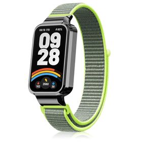 Xiaomi Smart Band 9 Active / Xiaomi Redmi Smart Band 3 ベルト ナイロンバンド ベルクロ バンド 軽量 柔らかい 通気性 耐汗性 スポー