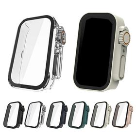 Xiaomi Smart Band 9 Active ケース カバー 強化ガラスガラスフィルム付き 全面保護 液晶保護ケース シャオミ スマート バンド9 アクティ