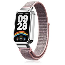 Xiaomi Smart Band 9 Active / Xiaomi Redmi Smart Band 3 ベルト ナイロンバンド ベルクロ バンド 軽量 柔らかい 通気性 耐汗性 スポー