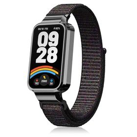 Xiaomi Smart Band 9 Active / Xiaomi Redmi Smart Band 3 ベルト ナイロンバンド ベルクロ バンド 軽量 柔らかい 通気性 耐汗性 スポー