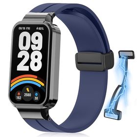 【店長イチオシ！】 Xiaomi Smart Band 9 Active / Xiaomi Redmi Smart Band 3 バンド マグネット付き シリコンバンド 装着簡単 スポーツ