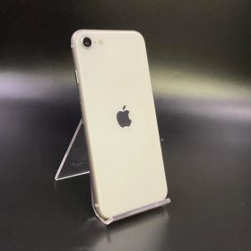 【全額返金保証】【最速発送】 iPhone SE（第3世代） 64GB スターライト au SIMフリー 白ロム 動作確認済 72%