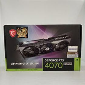 中古 MSI GeForce RTX 4070 SUPER 12G GAMING X SLIM (RTX4070 SUPER 12GB) 163391 状態： B:良品