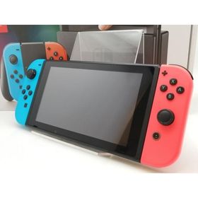 【中古】Nintendo Switch 本体 Joy-Con(L) ネオンブルー/(R) ネオンレッド HAC-S-KABAA 【2017年3月】【津田沼】保証期間１ヶ月【ランクB】