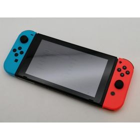 【中古】Nintendo Switch 本体 Joy-Con(L) ネオンブルー/(R) ネオンレッド HAC-S-KABAA 【2017年3月】【津田沼】保証期間１ヶ月【ランクB】