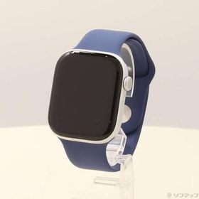 〔中古〕Apple(アップル) Apple Watch Series 10 GPS + Cellular 46mm シルバーアルミニウムケース デニムスポーツバンド〔297-ud〕