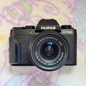 ◎ FUJIFILM X-T100 本体 レンズキット 箱付き