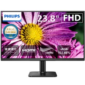 PHILIPS フィリップス 24E2N2100/11 IPSパネル採用 フルHD対応23.8型ワイド液晶ディスプレイ 5年間フル保証 ブラック