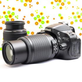 ニコン Nikon D5100☆スマホに送れる！☆自撮りOK☆ダブルレンズ！
