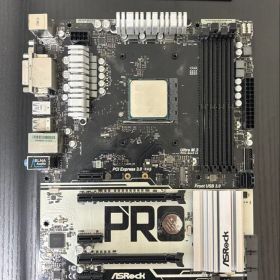 ASRock AB350 Pro4 + AMD Ryzen 5 2400G