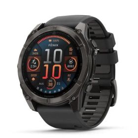 GARMIN fenix 8 Sapphire AMOLED 51mm Ti Carbon Gray DLC / Black 010-02905-62