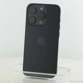 ソフマップ 〔中古品〕 iPhone15 Pro 256GB ブラックチタニウム MTUC3J／A SIMフリー【377】
