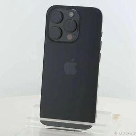 ソフマップ 〔中古品〕 iPhone15 Pro 512GB ブラックチタニウム MTUH3J／A SIMフリー【377】