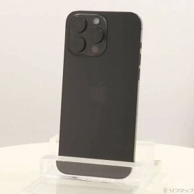 ソフマップ 〔中古品〕 iPhone15 Pro Max 256GB ブラックチタニウム MU6P3J／A SIMフリー【251】