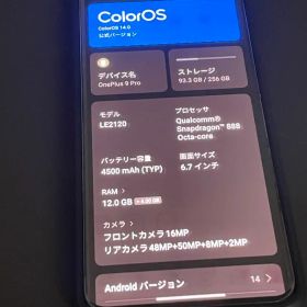 〈画面焼け〉【値下げ！】OnePlus 9 Pro ケース・フィルム付