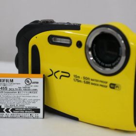 【返品保証】 フジフィルム Fujifilm Finepix XP80 5x イエロー バッテリー付き コンパクトデジタルカメラ e13449