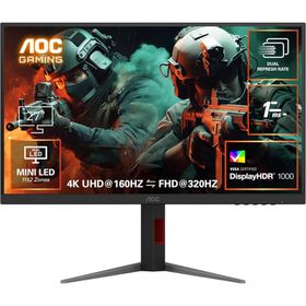 AOC U27G4XM/11 ゲーミング液晶ディスプレイ 27型/ 3840×2160/ HDMI、DisplayPort/ ブラック/ スピーカー：なし/ 1…