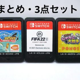 Switch ソフト 3本セット 釣りスピリッツ FIFA22 にゃんこ大戦争㉑