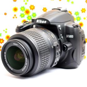 スマホに送れる！☆ニコン Nikon D5000☆可動式モニター☆即日発送