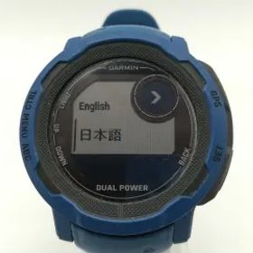 【中古】Garmin Instinct 2 Dual Power 010-02627-46 Tidal Blue【OSU301】保証期間１ヶ月【ランクB】