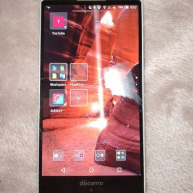 【8月末まで‼️】docomo AQUOS SH-03G 画面割れジャンク