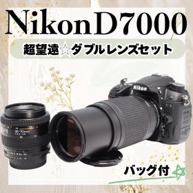 初心者オススメ✨Nikon D7000 ダブルレンズ 一眼レフカメラ