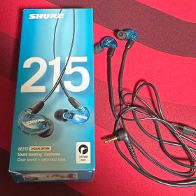 【美品】SHURE SE215 SPE-A ブルー