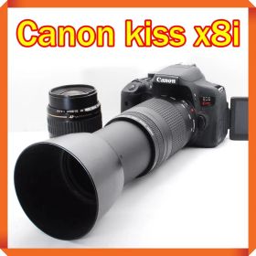✨ Canon EOS kiss x8i 一眼レフ スマホ転送 望遠レンズセット