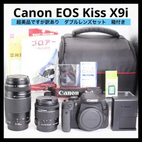 超美品ですが訳あり 【Canon EOS Kiss X9i ダブルレンズセット】