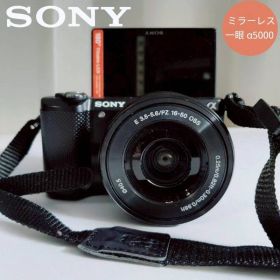 SONY ミラーレス一眼 α5000 パワーズームレンズキット ブラック