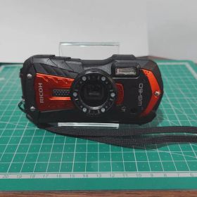 【動作確認済・SDカード付】RICOH WG-60 RED 防水カメラ付属品多数