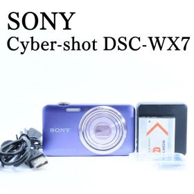 ソニー SONY Cybershot DSC-WX7 パープル デジタルカメラ
