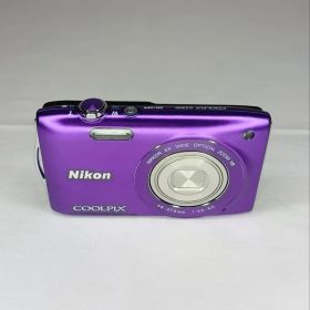 【Nikon】コンパクトデジタルカメラ COOLPIX S3300 本体パープル