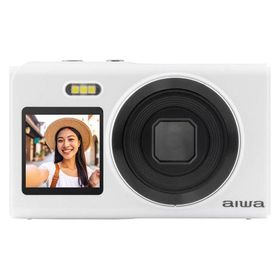 aiwa コンパクトデジタルカメラ ａｉｗａ ｃａｍ ＤＣＢー２ ホワイト １６００万画素ＣＭＯＳセンサー JA5-DCM0003(WH)（直送品）