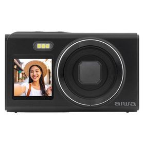 aiwa コンパクトデジタルカメラ ａｉｗａ ｃａｍ ＤＣＢー２ ブラック １６００万画素ＣＭＯＳセンサー JA5-DCM0003(BK)（直送品）