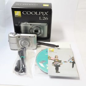 Nikon COOLPIX L26 単三電池駆動 動作確認済 デジタルカメラ コンパクトカメラ コンデジ