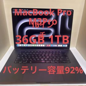 MacBook Pro M3 Pro メモリ36GB/SSD1TB 16インチ