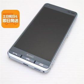 超美品 KYV43 BASIO3 ブルー スマホ 即日発送 スマホ 白ロム 中古 au KYOCERA あすつく 土日祝発送OK