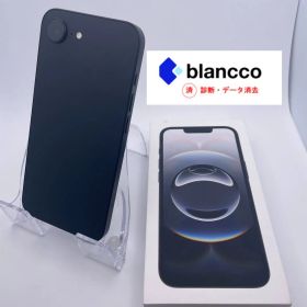 【診断済】iPhone 16e 5G 128GB Black MD1Q4J/A（A3409）｜Blancco検査パス｜バッテリー100％ ■S7727