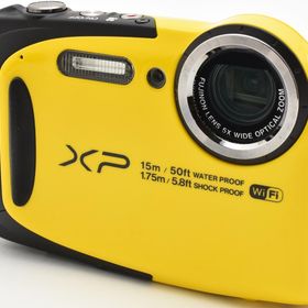 フジフイルム コンデジ FUJIFILM FinePix XP80 イエロー 中古 Wi-Fi搭載 新品SDカード付き 届いてすぐに使える スマホに送れる タフネス
