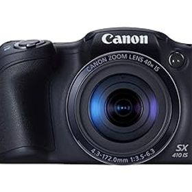 【中古】キヤノン PowerShot SX410 IS 2,000万画素 光学40倍ズーム24〜960mmと24mm広角レンズ付きデジタルカメラ 3.0型液晶モニター 720画素HD動画 認定
