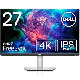 【中古】(非常に良い)Dell S2721QS 27インチ 4K モニター (／IPS非光沢／DP・HDMIx2／sRGB 99%／縦横回転・高さ調節／AMD FreeSync／スピーカー付)