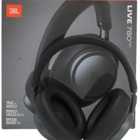 【JBL】ジェービーエル『ワイヤレスノイズキャンセリングヘッドホン / JBL Live 780NC / ブラック』JBLLIVE780NCBLK 2026年3月発売 音響機器 1週間保証【中古】