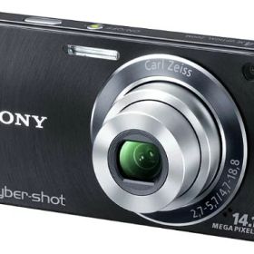 【中古】【非常に良い】SONY デジタルカメラ Cyber-Shot(サイバーショット) W350 ブラック DSC-W350/B