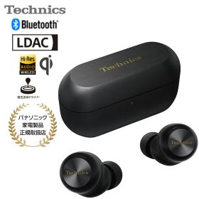 Panasonic TECHNICS テクニクス ワイヤレスステレオインサイドホン（ブラック）ノイズキャンセリング Bluetooth ハイレゾ 磁性流体 防滴 高音質 人気 EAH-AZ100-K